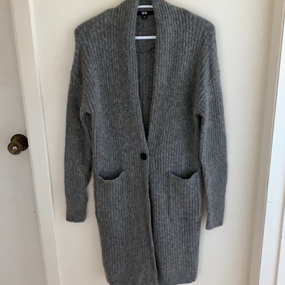 Uniqlo Wool Knit Coat